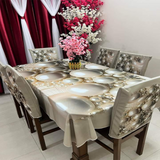 3D Print Dining table Cloth and chair cover Full Set