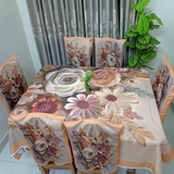 3D Print Dining table Cloth and chair cover Full Set