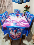 3D Print Dining table Cloth and chair cover Full Set